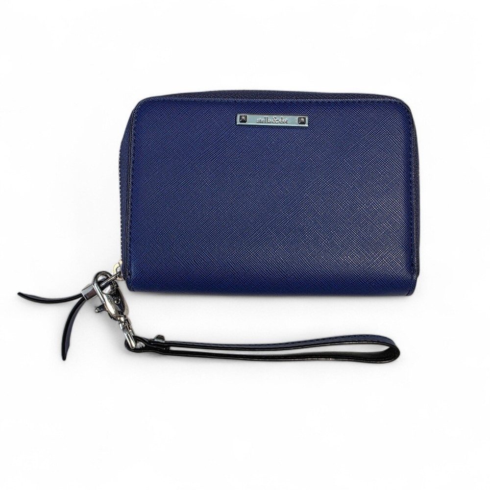 Stella And Dot Royal Blue Wristlet Wallet EUC